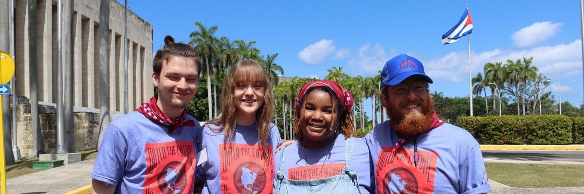 ​The CODEPINK Peace Collective in Cuba.