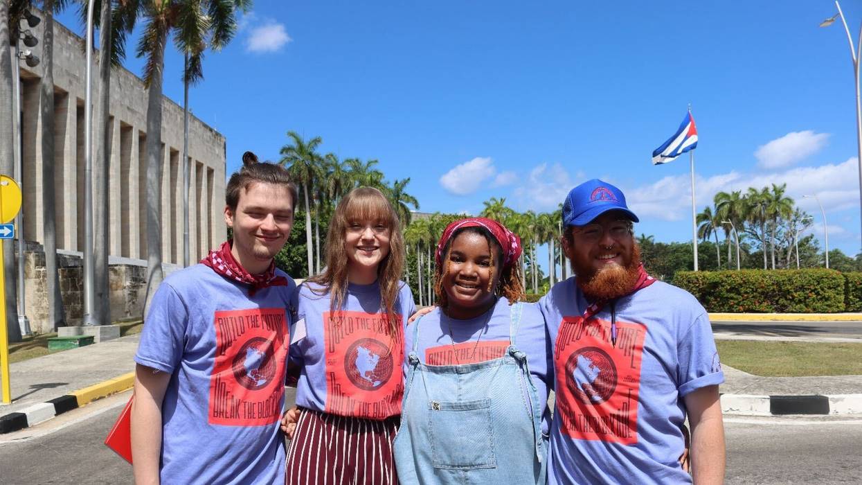 The CODEPINK Peace Collective in Cuba.
