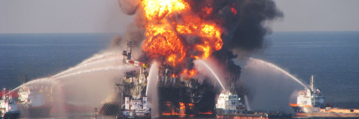 The Deepwater Horizon explosion