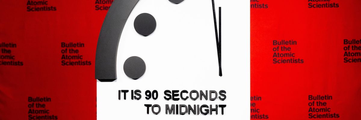 'Unprecedented Danger': Doomsday Clock Set at 90 Seconds to Midnight