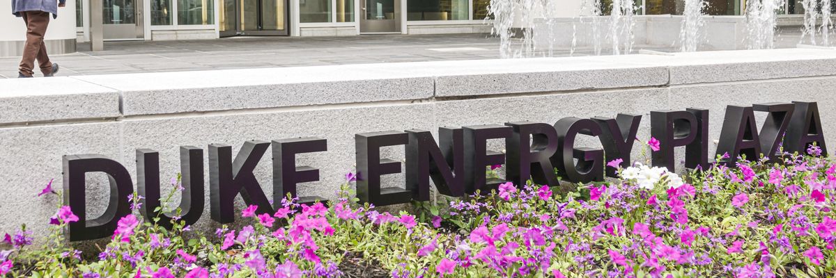 The Duke Energy Plaza corporate headquarters.