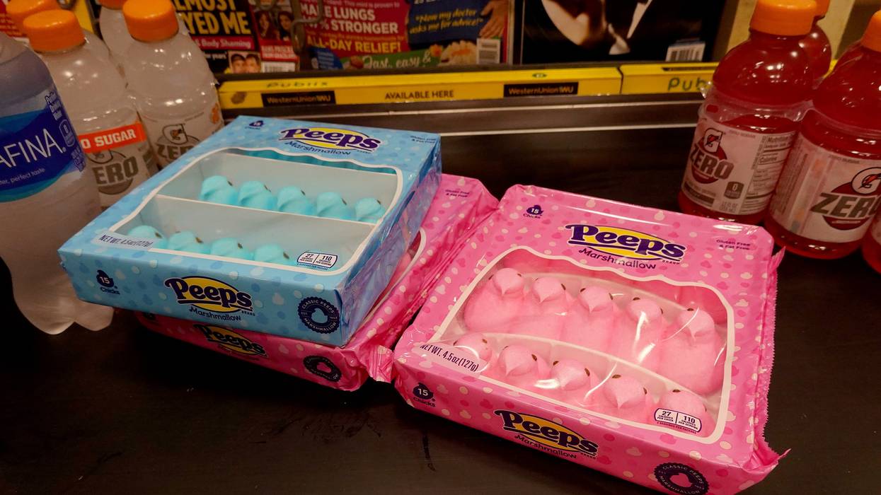 The Easter candy Peeps