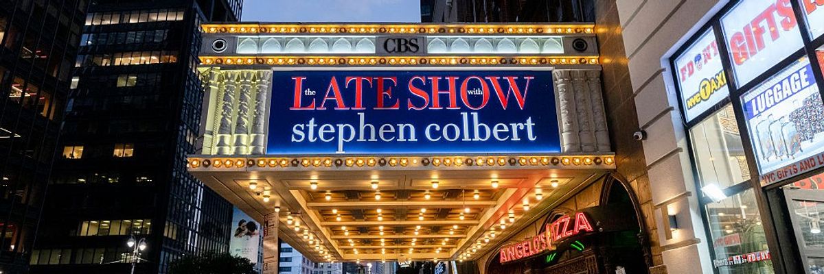 The Ed Sullivan Theater, where "The Late Show with Stephen Colbert" was recorded live