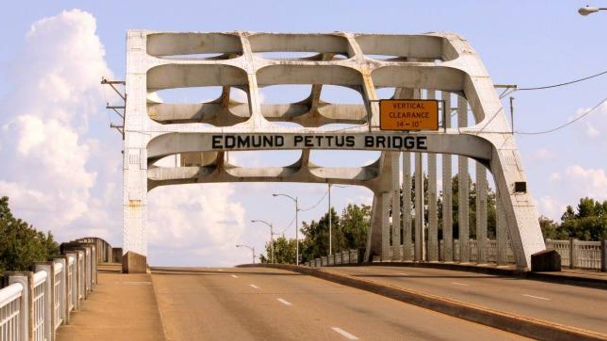 The Edmund Pettus Bridge in Selma, Alabama