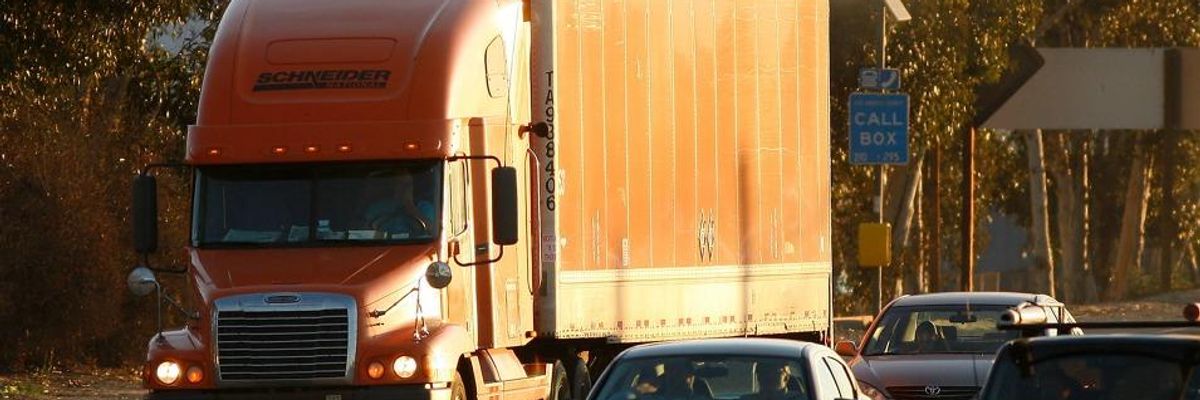 In Pruitt's Last Giveaway to Polluters--and Wheeler's First as Agency Chief--EPA Lifts Cap on 'Super Polluting' Trucks