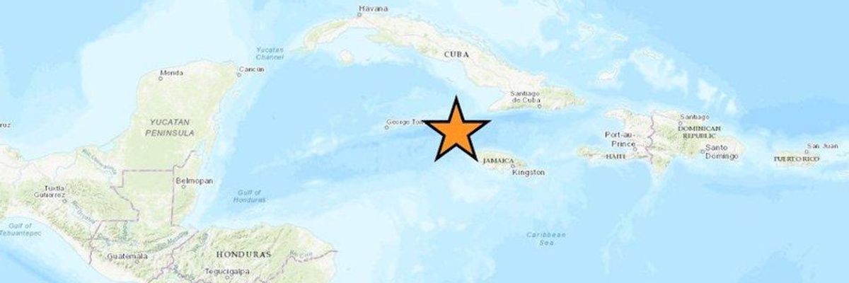 7.7 Magnitude Earthquake Hits Off Jamaican Coast