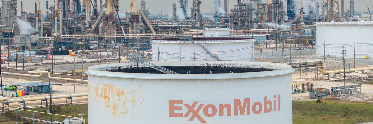 The ExxonMobil Baytown Refinery is seen on January 13, 2026 in Baytown, Texas.