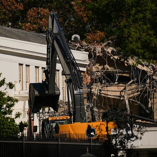 Demolition of White House's East Wing Seen as Potent Metaphor for Trump’s Destructive Presidency