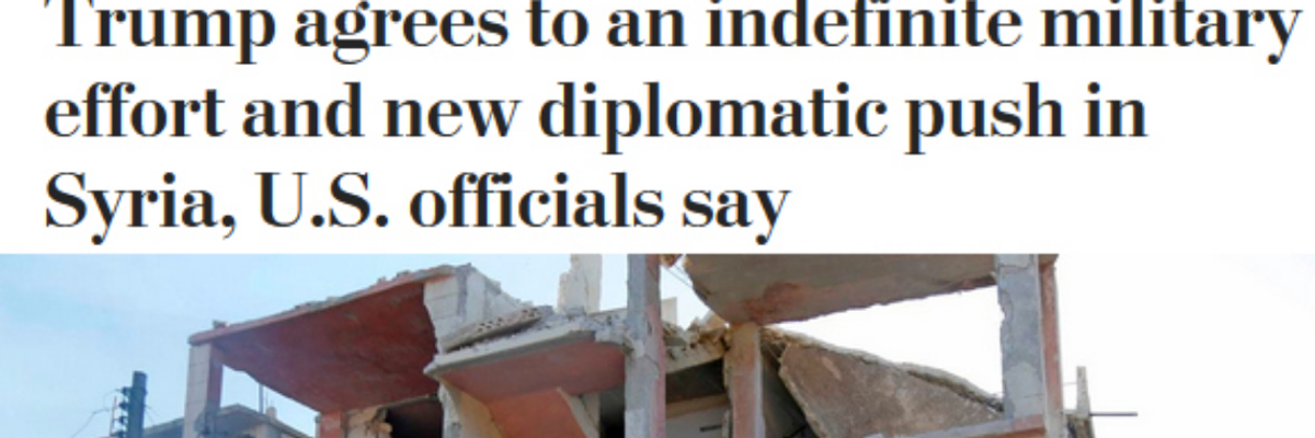 As Trump Commits to Endless War, Corporate Media Obsess Over Anonymous Op-Ed