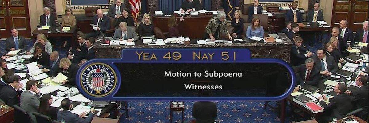 'A Crisis for Democracy': Senate Votes Against Hearing From Witnesses