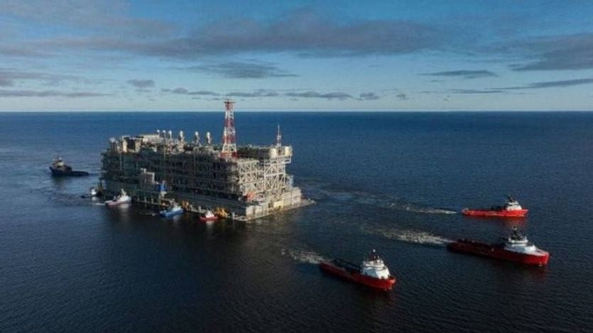The first liquefaction train of Arctic LNG 2 in Russia
