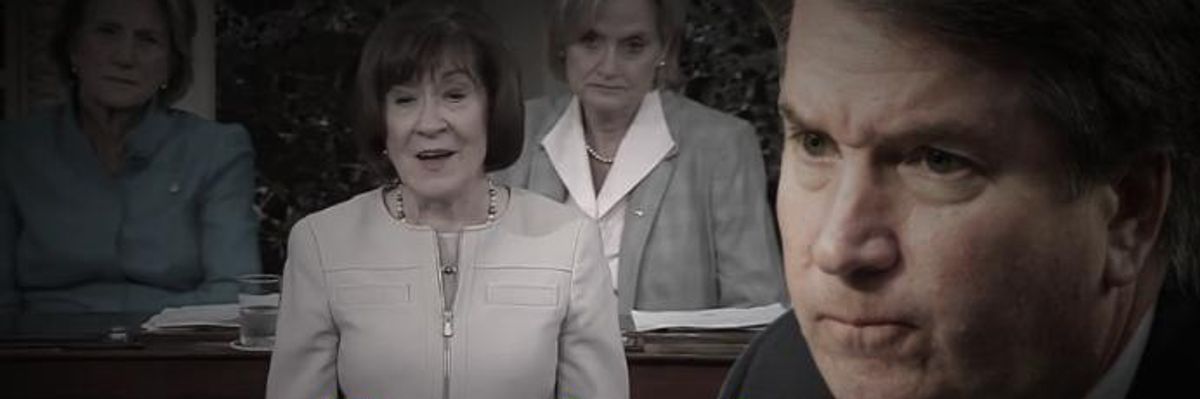 'We Won't Forget': New Digital Ad Campaign Targets Susan Collins Over Kavanaugh Vote