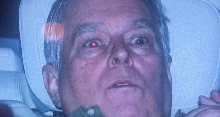 The former Prince Andrew leaving the police station after his arrest