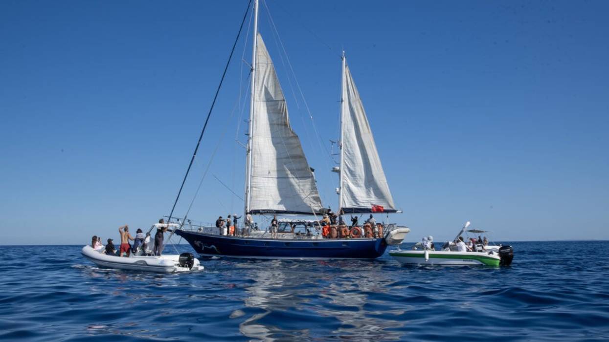 The Freedom Flotilla Coalition launches the Madleen.