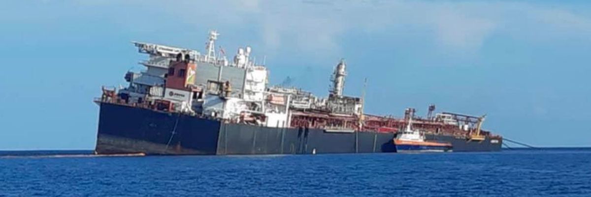 Amid US Sanctions, Venezuelan Oil Tanker at Risk of Spilling 1.3 Million Barrels and Devastating Caribbean Ecosystems