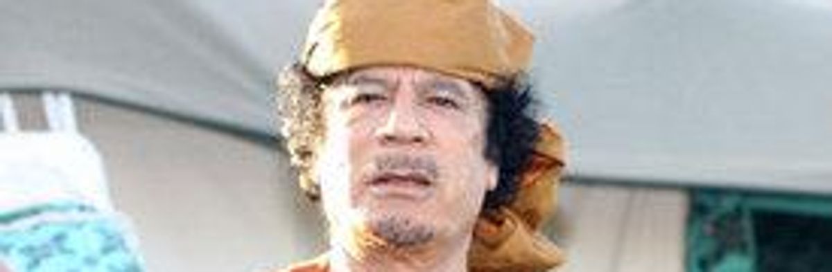 War Crimes Court Issues Gaddafi Arrest Warrant