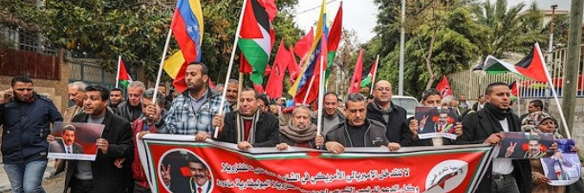 Gaza Rallies for Caracas: On the West's Dangerous Game in Venezuela