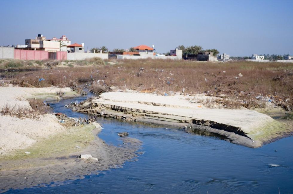 The Gaza Valley was once a nature reserve, known for hosting migratory birds, but has been destroyed by waste dumped there in recent years. Photo by Kaamil Ahmed/Mongabay.