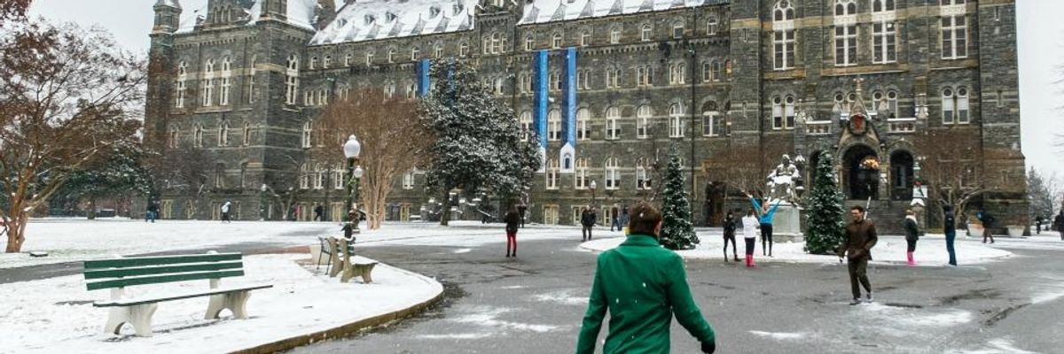 'Something Big Is Shifting': As Georgetown Announces Fossil Fuel Divestment, Students Across US Demand Their Schools Follow Suit