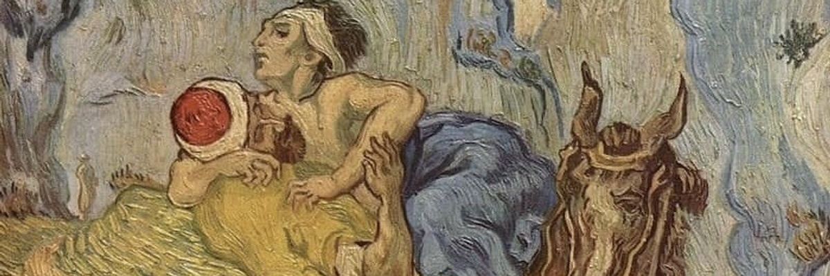The Good Samaritan by Vincent van Gogh.