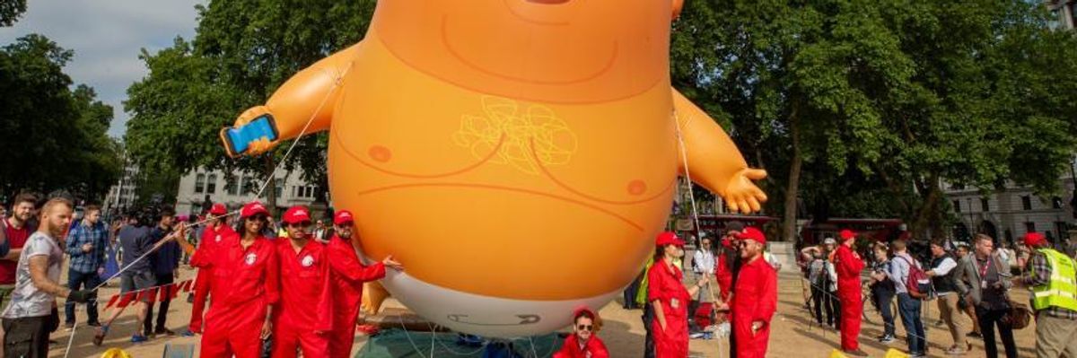 CodePink Wants to Bring Giant 'Baby Trump' Blimp to DC for July 4th Protests