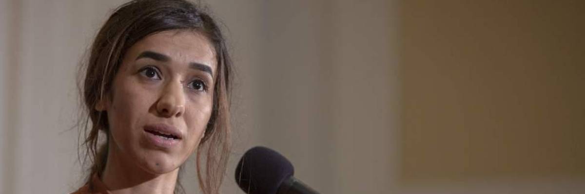 Imagine a World Without War, Where Migrants Are Welcomed, Where Women Are Not Targets