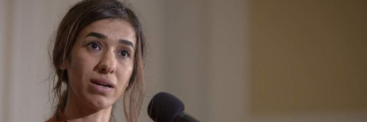 Imagine a World Without War, Where Migrants Are Welcomed, Where Women Are Not Targets