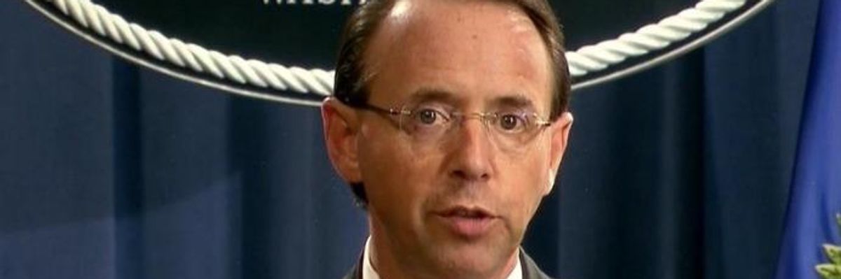 Ahead of Trump-Putin Summit, Rosenstein Announces Criminal Indictments Against 12 Russian Military Officers for 2016 Election Hacking