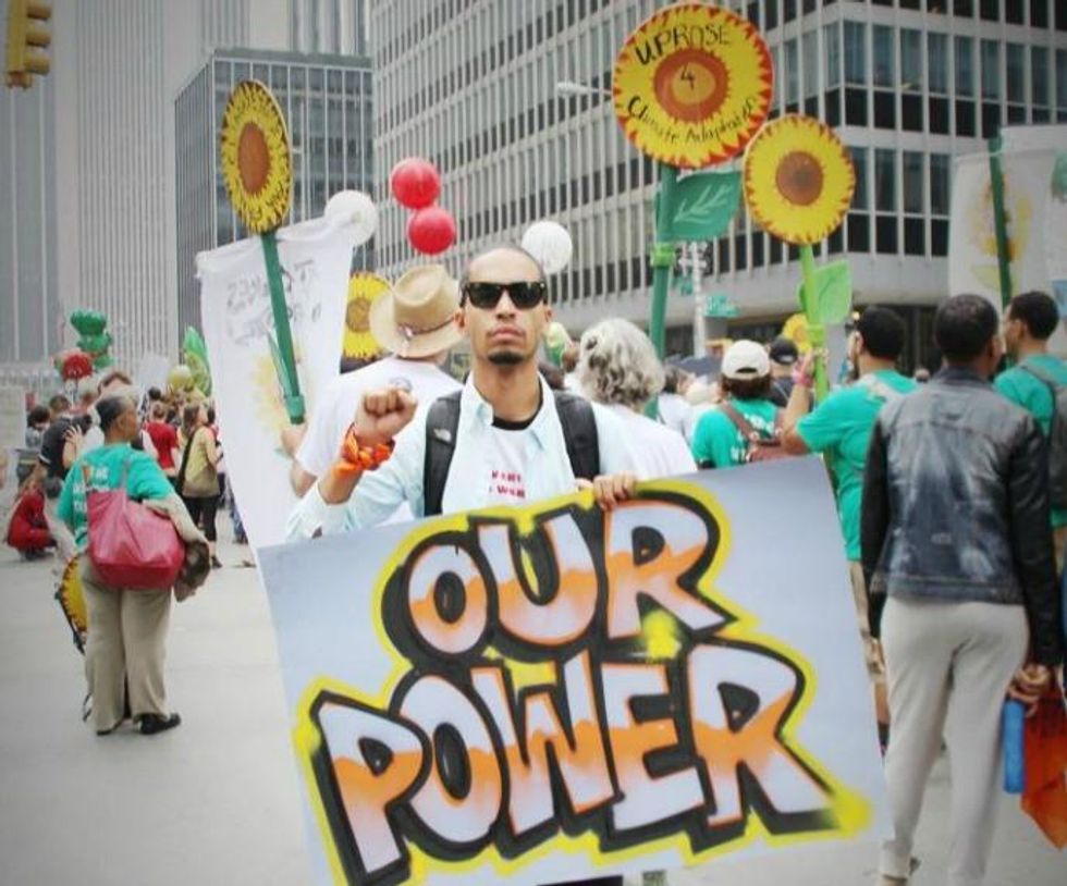 The Indigenous Environmental Network at People's Climate March September 21, 2014. (Photo: Our Power Campaign)