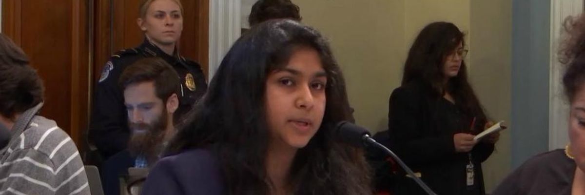 At First House Climate Hearing in Nearly a Decade, 16-Year-Old Activist Tells Congress Time of Inaction Is Over
