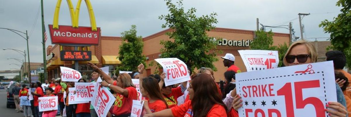 Decrying Corporate Greed, McDonald's Cooks and Cashiers Confront Shareholders