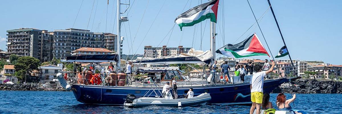 The Madleen, the Gaza Freedom Flotilla vessel