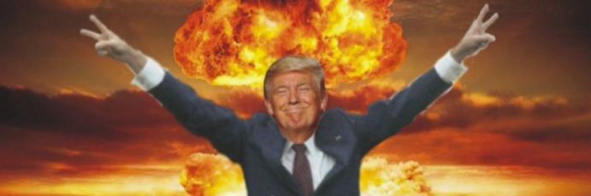 A "No Nukes" Nation to Trump: Resign!