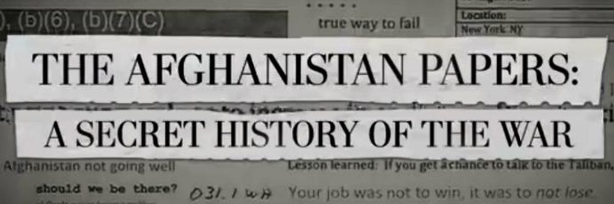 'Read Every Word of This': WaPo Investigation Reveals US Officials' Public Deception Campaign on Afghan War