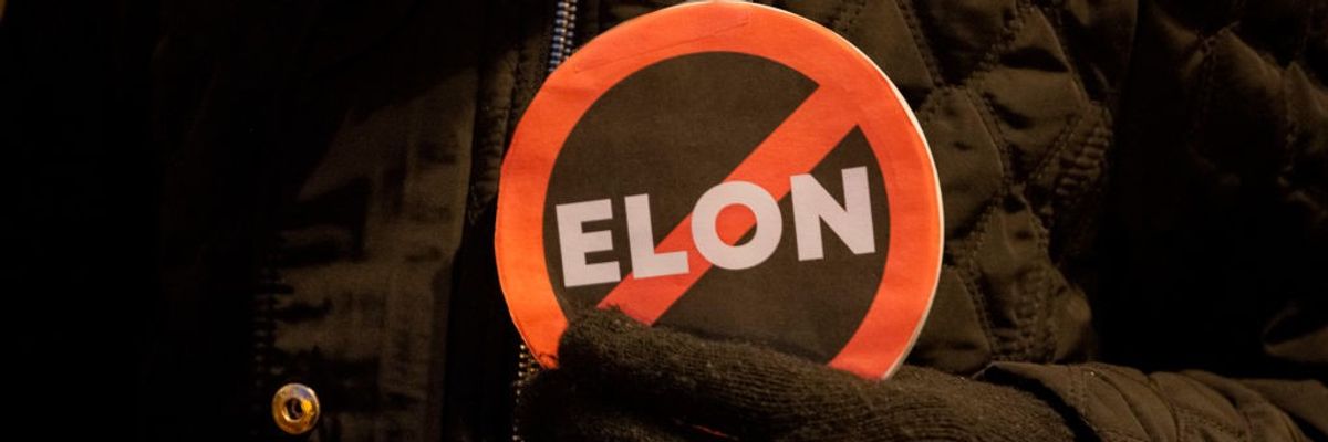 The name "Elon" crossed out