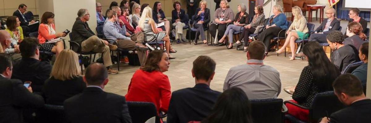 "You're the One Creating the 'Bad' Schools": Nation's Top Teachers Denounce Devos During Closed-Door Session