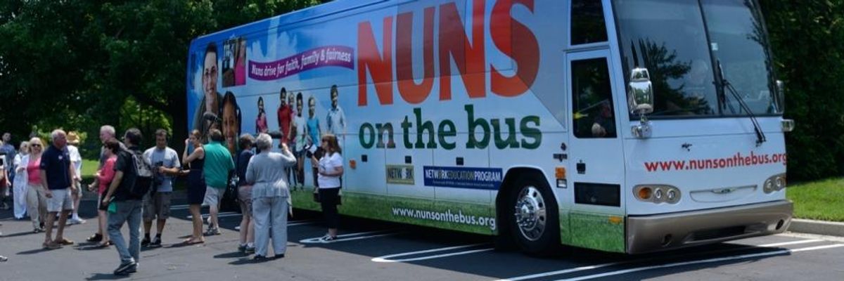 In Face of Super-Rich, Corporate Influence on Elections, 'Nuns on the Bus' Rides Again