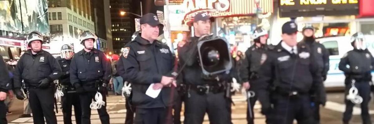 The NYPD used military-grade sound cannons to disperse crowds of police brutality protesters on December 4 and 5.