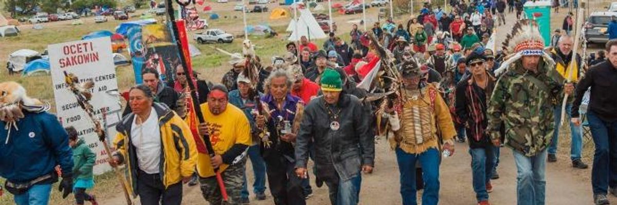 Indigenous Resolve 'Stronger Than Ever' as Feds Order DAPL Protest Camp Shut Down