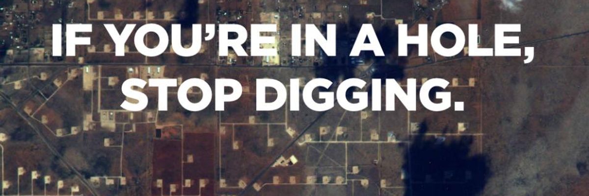 With US 'Drilling Towards Disaster,' Report Warns Anything Less Than Urgent Green New Deal Will Be 'Too Little, Too Late'