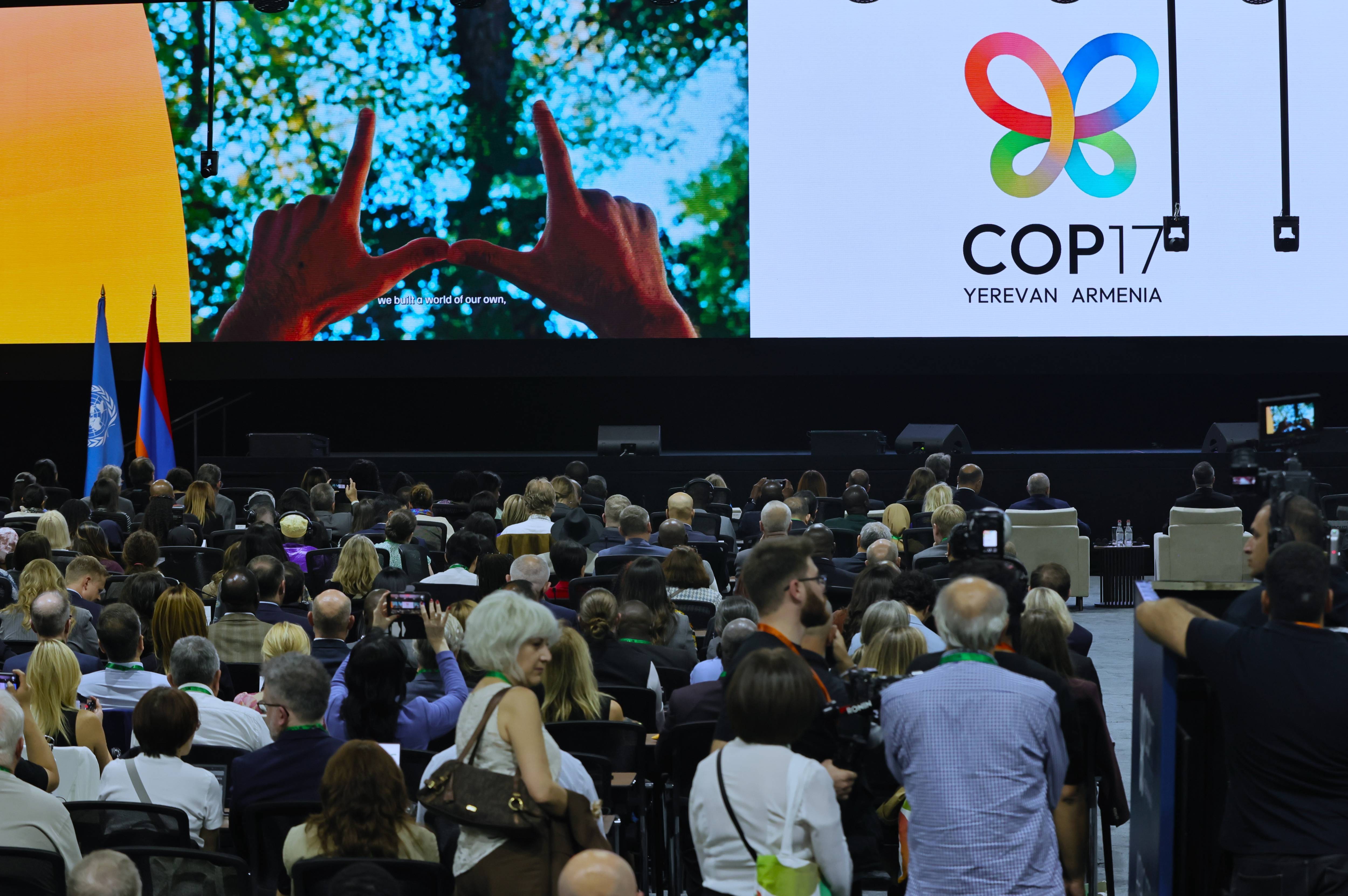 The Opening Ceremony of the 17th Conference of the Parties to the Convention on Biological Diversity was held in Yerevan, Armenia on October 18, 2026.