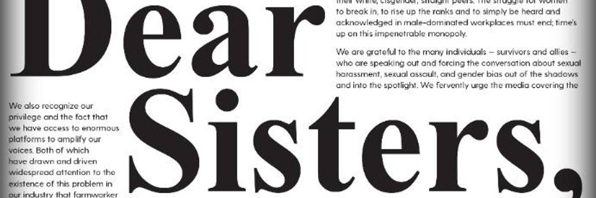 #TimesUp: New Initiative by Hollywood Women Aims to Confront Sexual Harassment Across All Industries