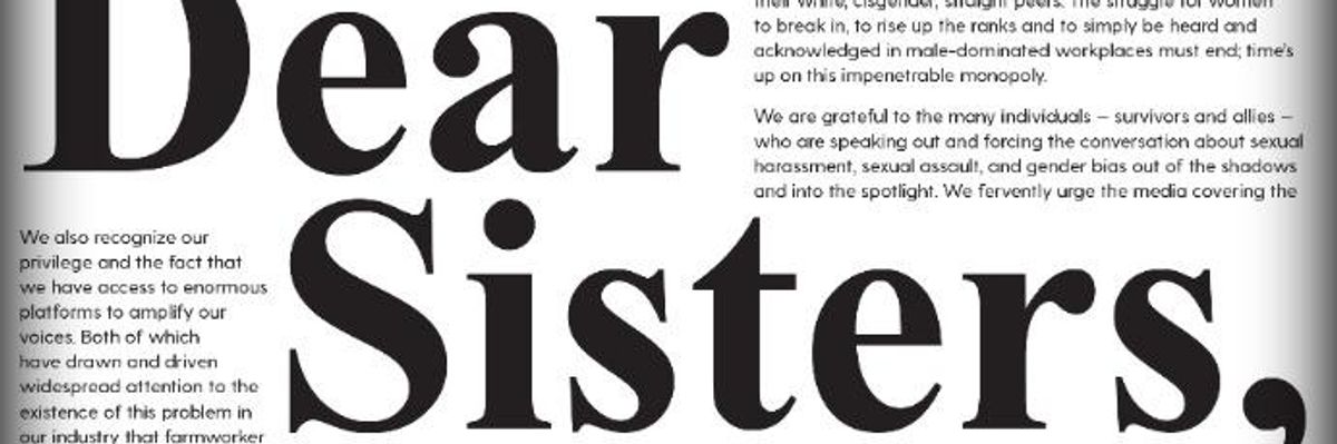 #TimesUp: New Initiative by Hollywood Women Aims to Confront Sexual Harassment Across All Industries