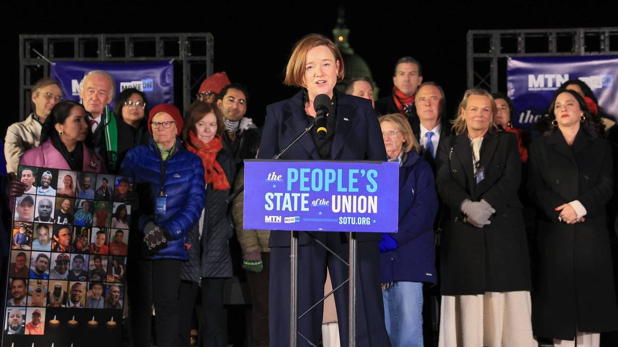 The People's State Of The Union Rally And Boycott Outside The Capitol In Washington D.C.