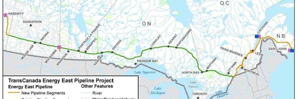 'Energy East Pipeline': A Ticking Bomb That Threatens Canada's Precious Waterways