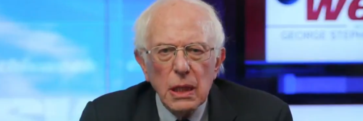 'We Have Got to Act Now': As GOP Introduces Weak Relief Bill, Sanders Says Dems Already Have Enough Votes to Pass Stronger Package