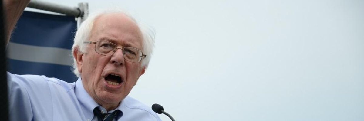 'Enough is Enough!' Sanders Declares Corporate Greed Must Go