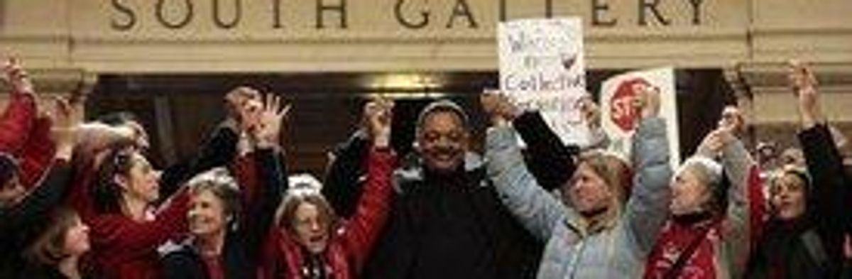 Jesse Jackson Tells 50,000 in Wisconsin: "This is a Martin Luther King Moment!"
