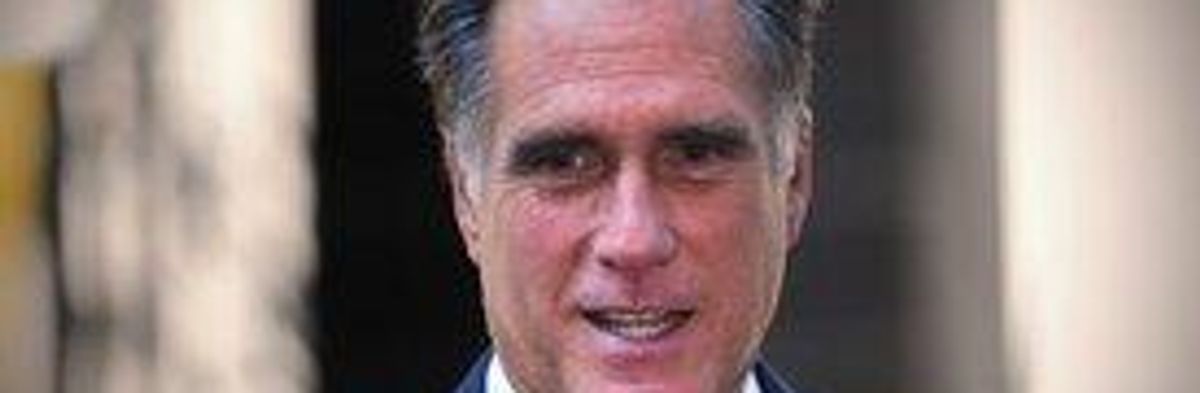 Romney Raises Cash in Israel, Ire in Occupied Territories