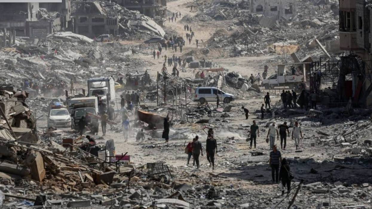 The ruins of Gaza at the bloodied hands of Israel and America